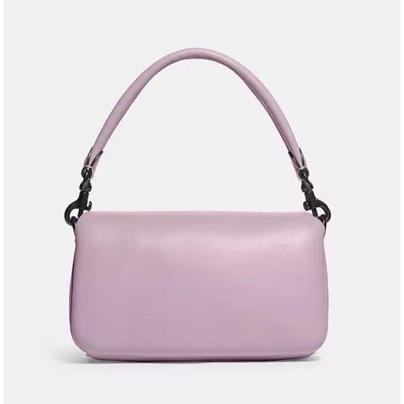 Coach Pillow Tabby 18 Purple Nappa Leather Mini Shoulder Bag Or Crossbody NEW - Picture 13 of 14